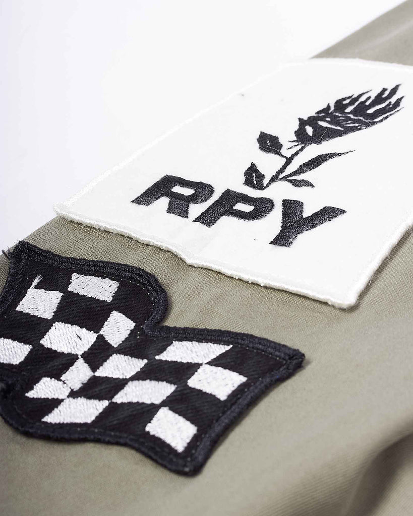 Patch Overshirt Grøn