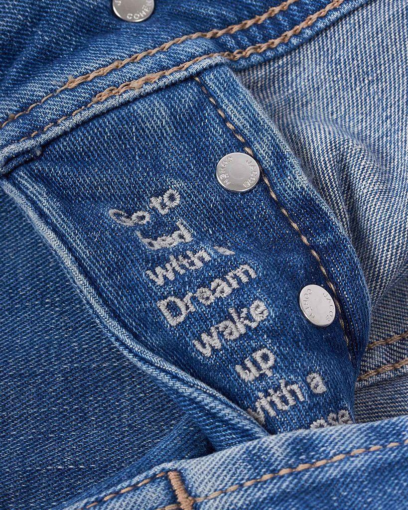 Scott Washed Jeans Blå