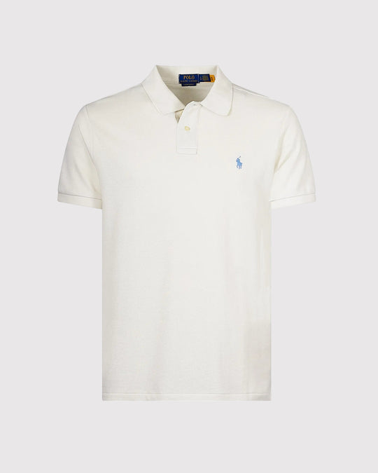 Mesh Poloshirt Hvid