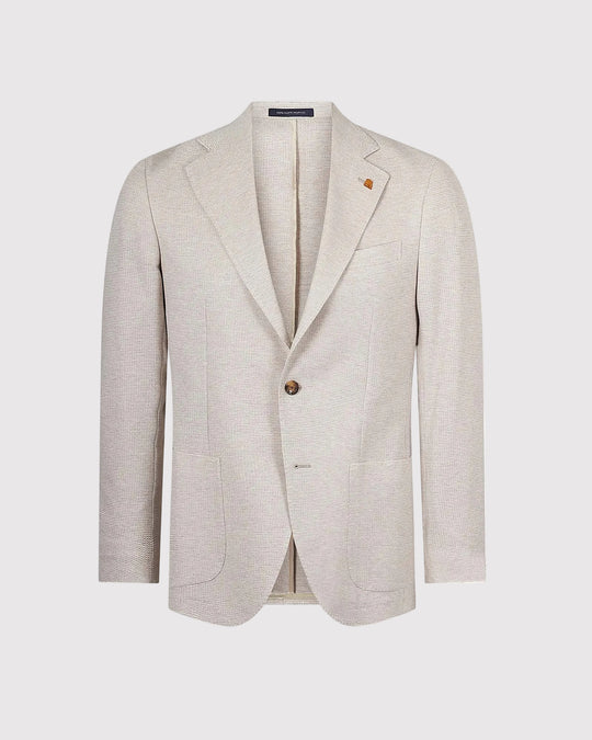 Struktureret Blazer Sand