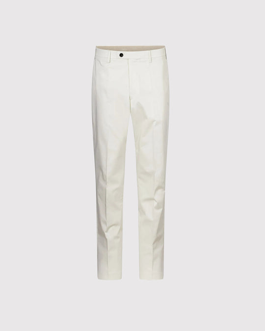 Brad Satin Chino Hvid