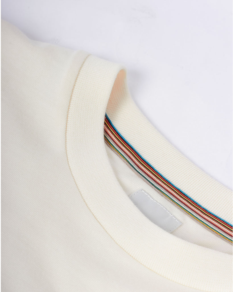 Embroidery T-Shirt Creme