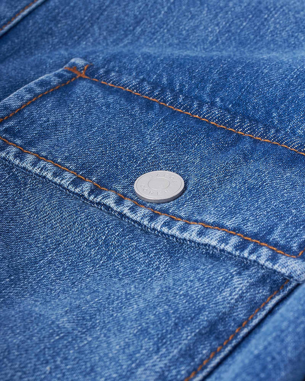 Denim Overshirt Blå