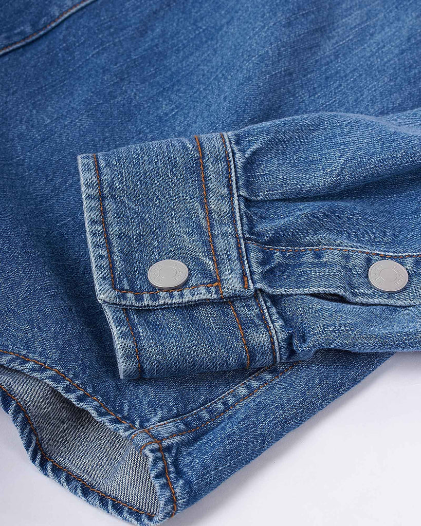 Denim Overshirt Blå