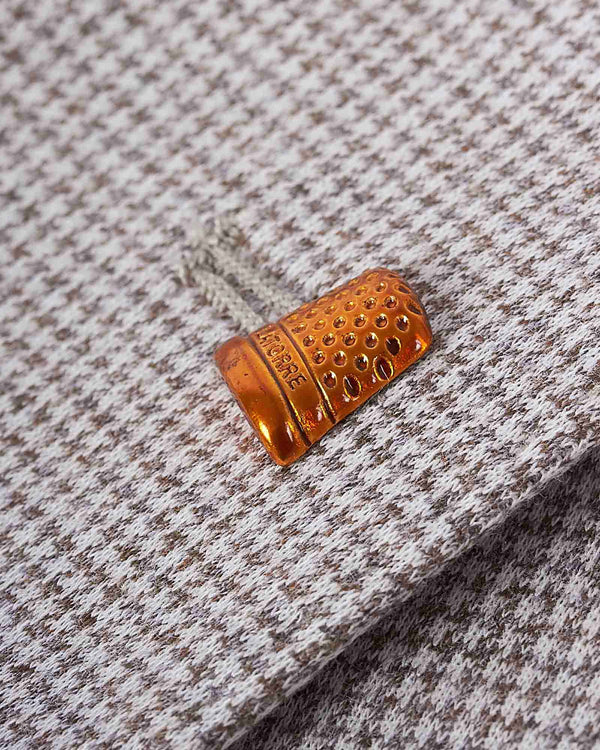 Houndstooth Check Blazer Sand