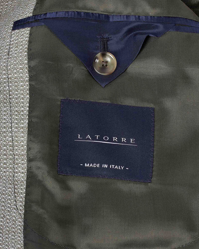 Struktureret Blazer Lysgrøn