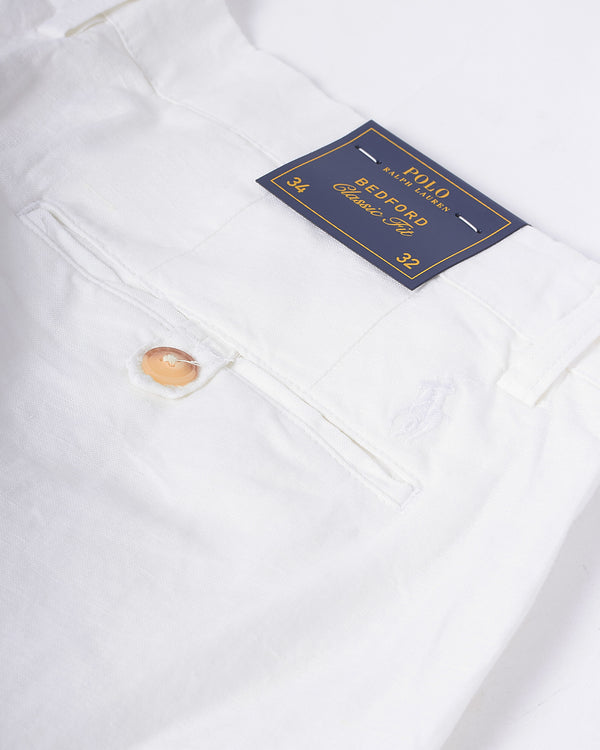 Bedford Linen Pants Hvid