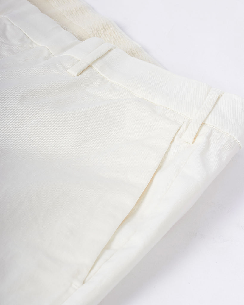 Brad Garment Dyed Chino Hvid