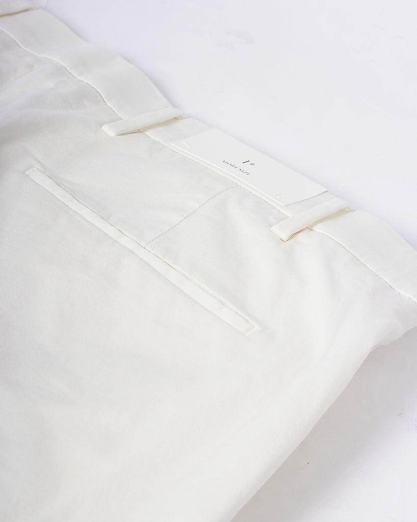 Brad Garment Dyed Chino Hvid