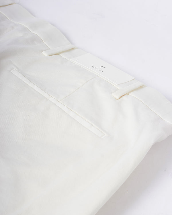 Brad Garment Dyed Chino Hvid