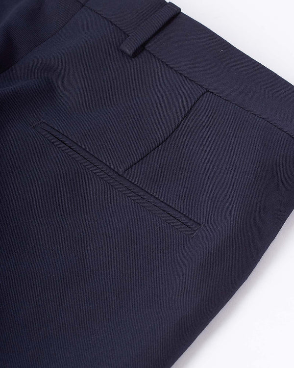 Dandy Trousers Hør Blend Blå