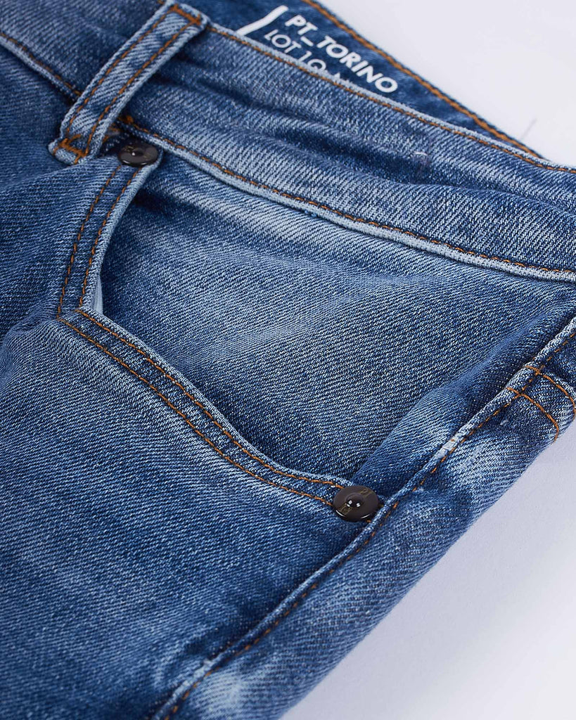 PT Soul Denim Washed Blå