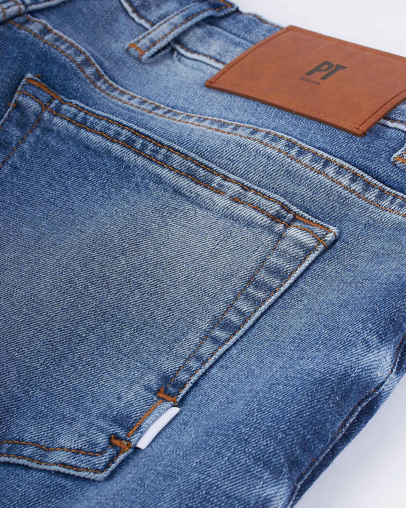 PT Soul Denim Washed Blå