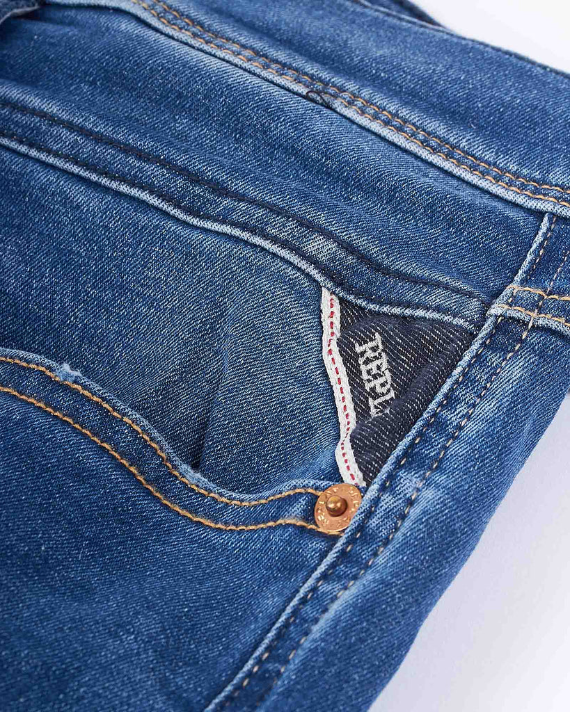 Vasket Jeans Blå