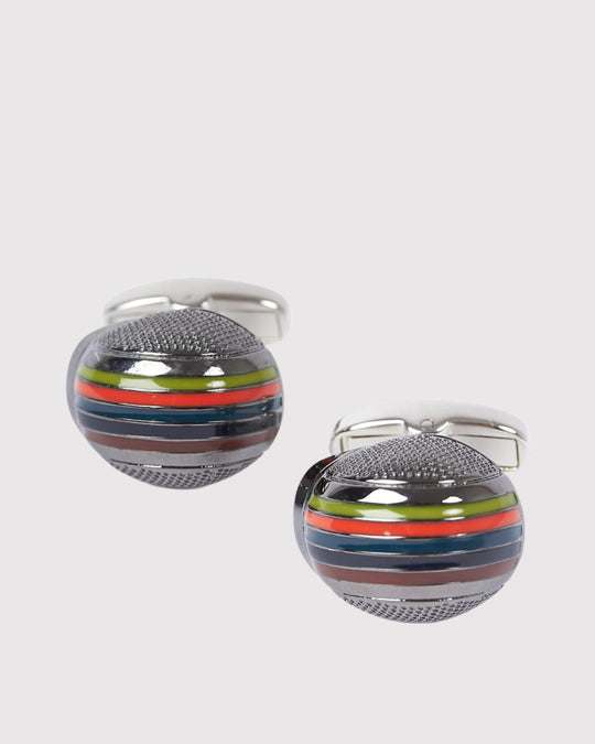 Cufflink Cycle Cap Sølv