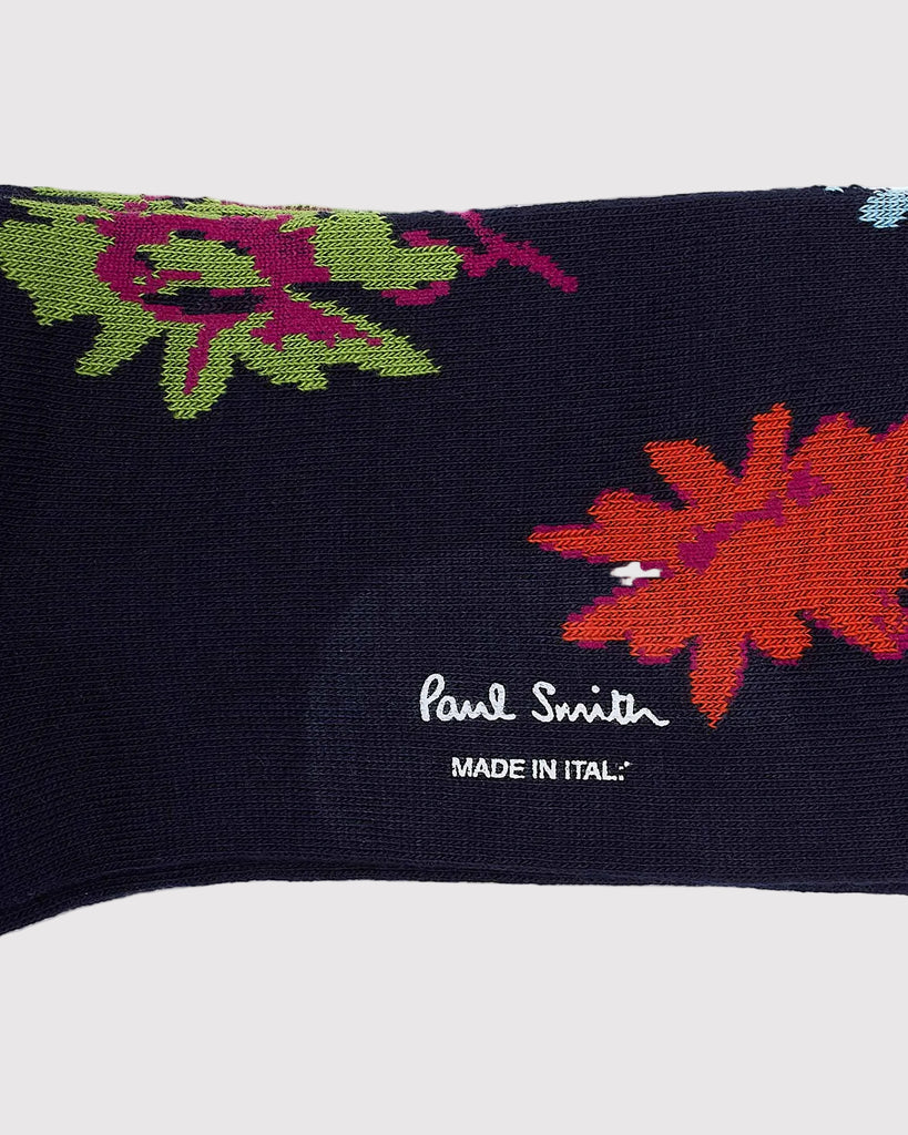 Sock Desert Flower Blå