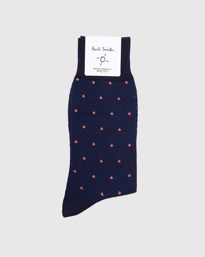 Naveen Polka Sock Blå