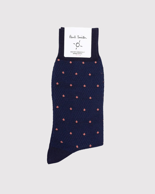 Naveen Polka Sock Blå