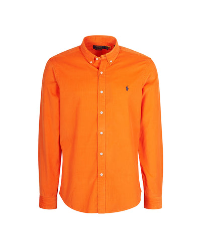 Fløjls Skjorte Orange