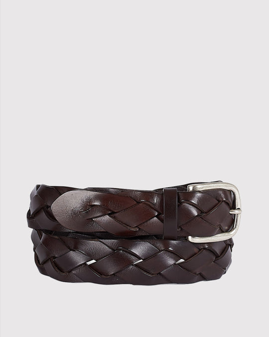 Flet Bælte Brun