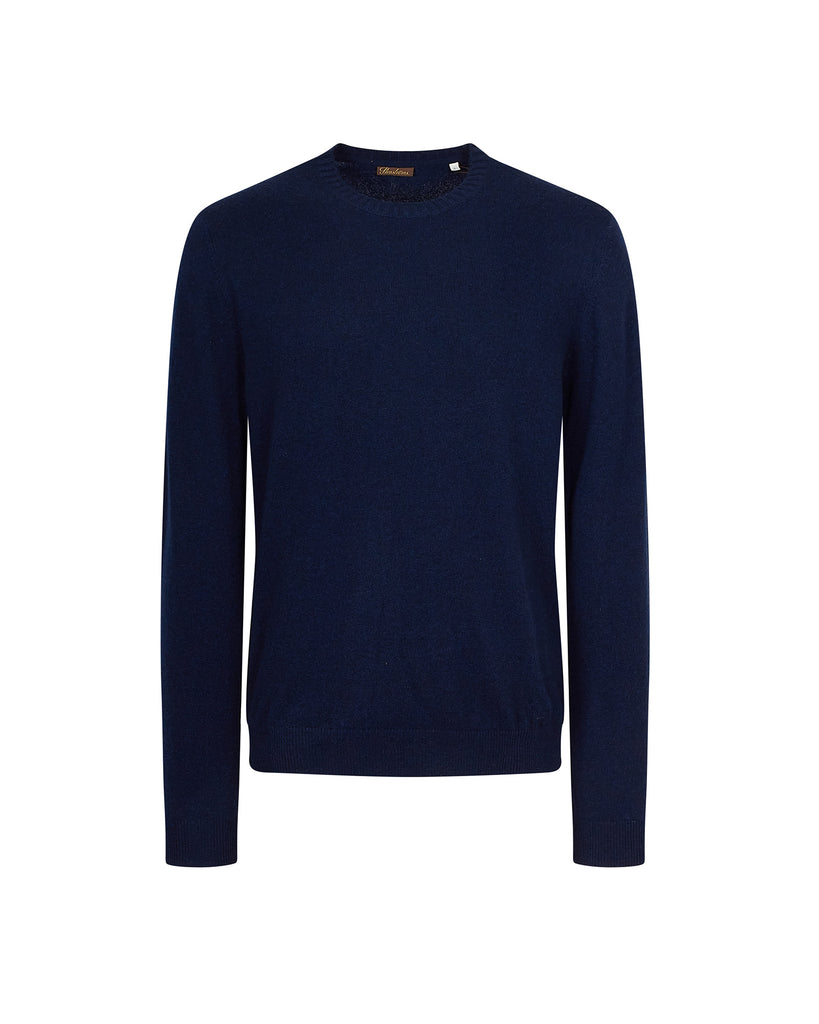 Cashmere Strik Blå