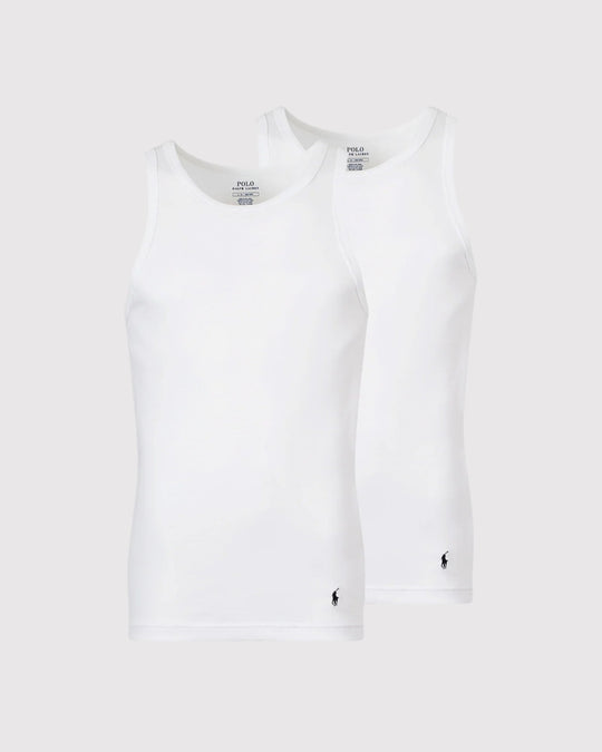 2 Classic Cotton Tank Hvid