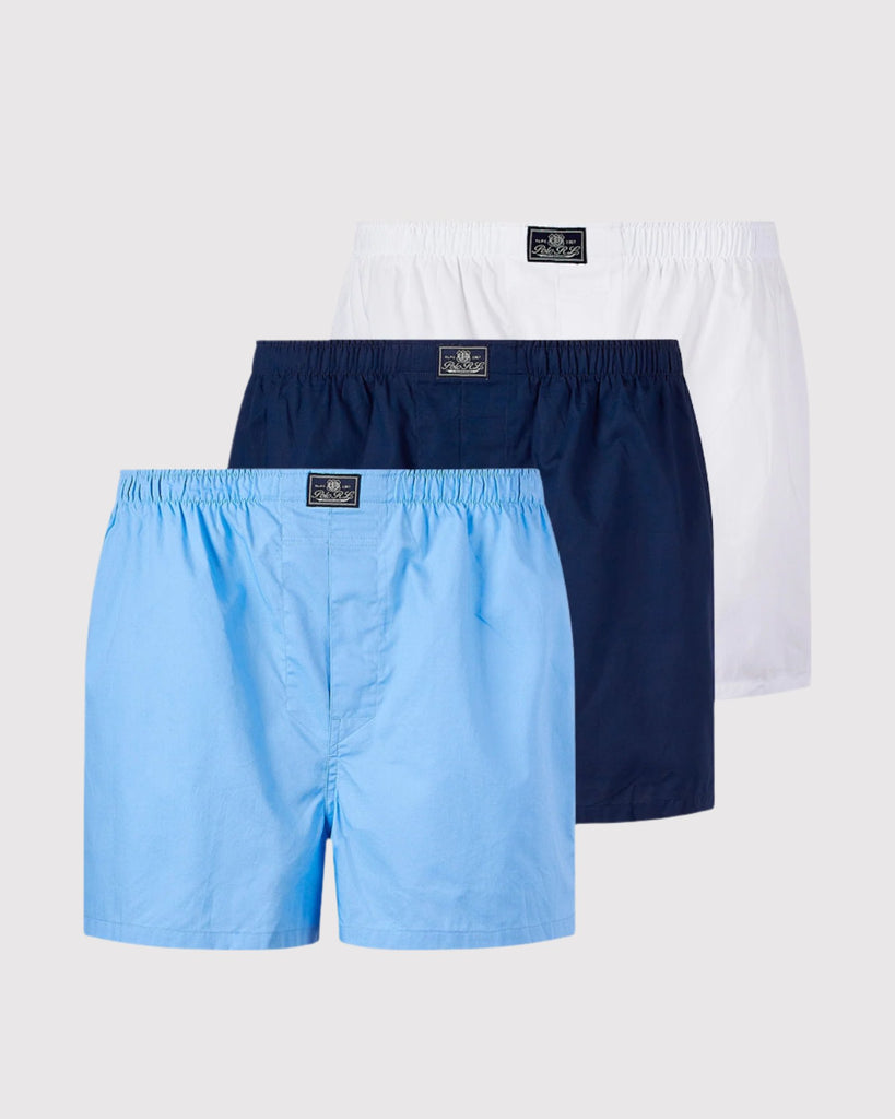 3 Classic Boxers Multi/Lyseblå