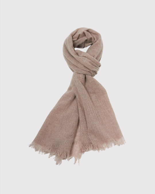 Cashmere Tørklæde Sand