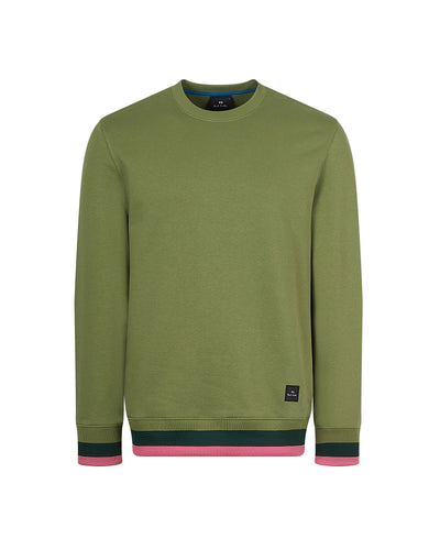 Sweatshirt Kontrast Grøn