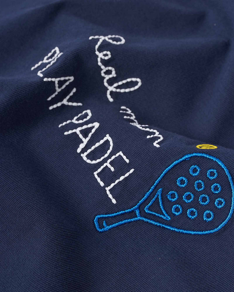 Real Men Padel T-Shirt Blå
