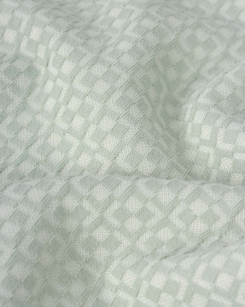 Jersey Print Skjorte SS Grøn