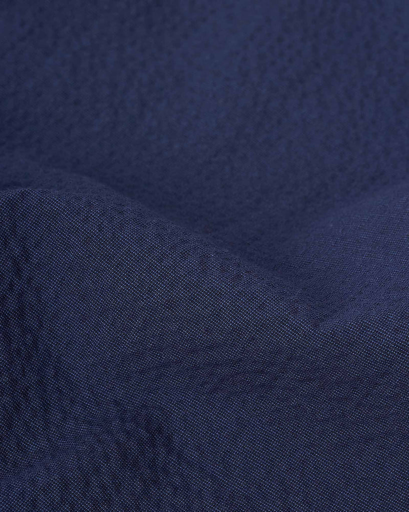 Seersucker Overshirt Blå