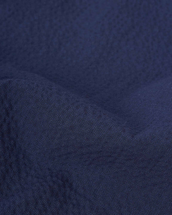 Seersucker Overshirt Blå