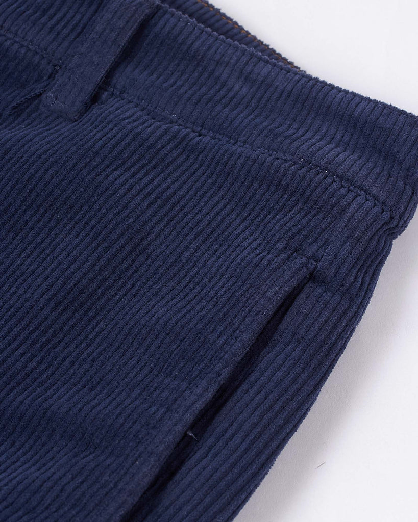 Washed Cord Shorts Blå