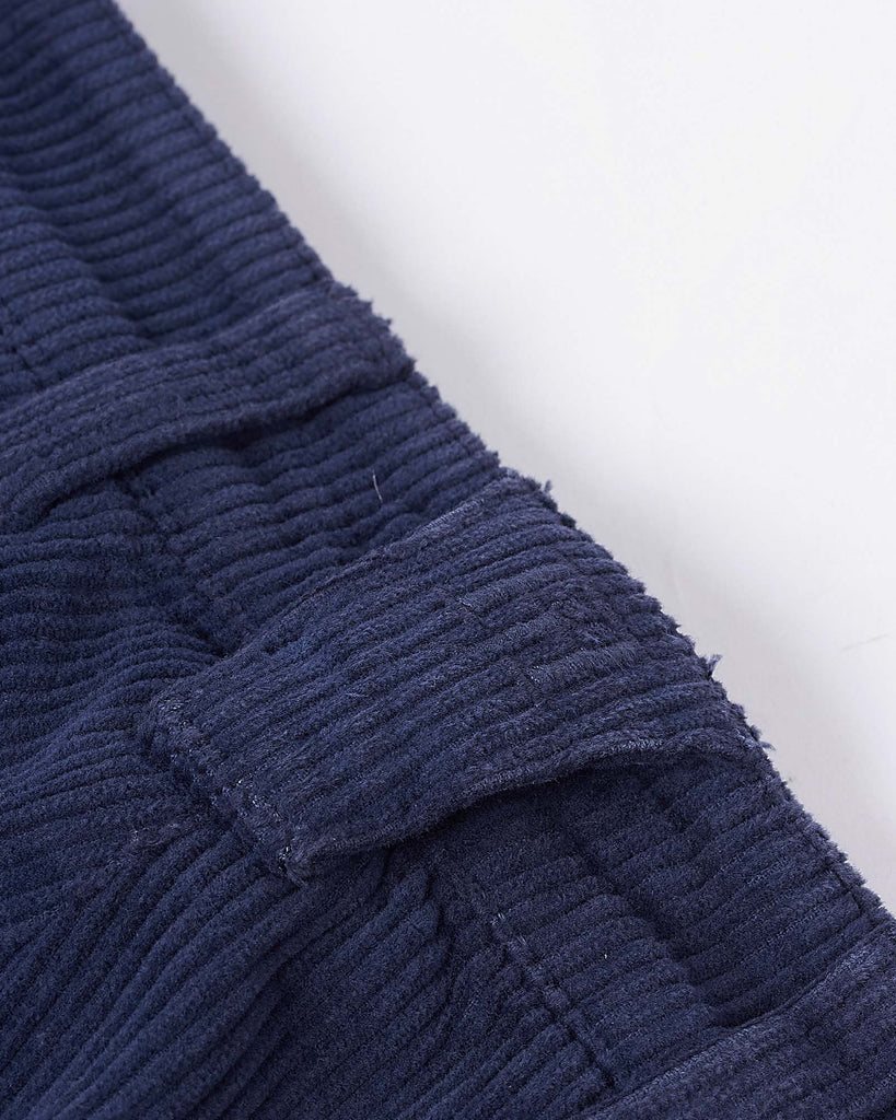 Washed Cord Shorts Blå