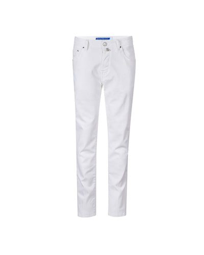 Scott Cropped Jeans Hvid