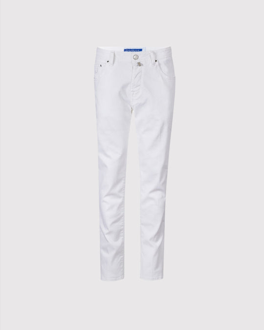 Scott Cropped Jeans Hvid