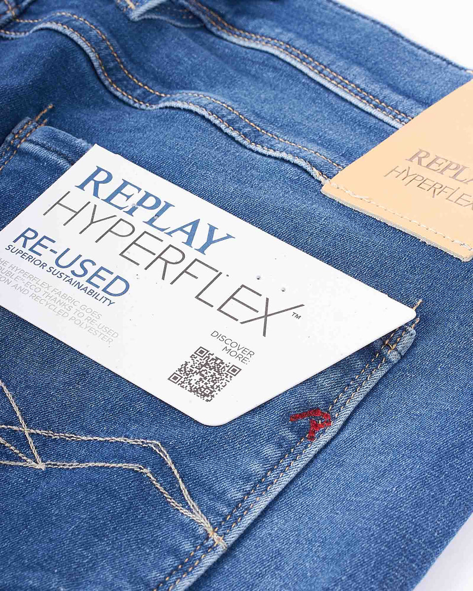 Broken And Repaired Jeans Blå fra Replay | Køb her | Hurtig levering