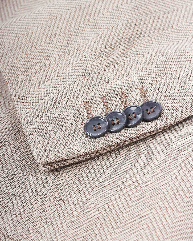 Herringbone Blazer Sand