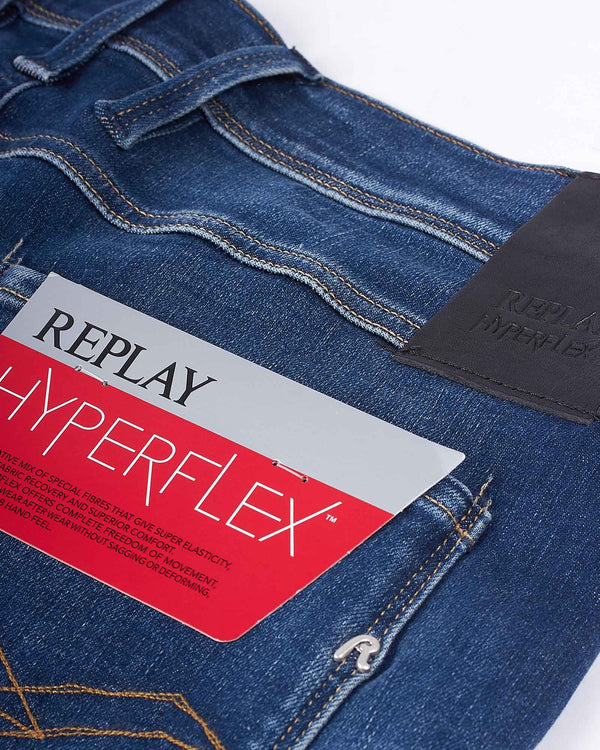 Hyperflex Vasket Jeans Blå