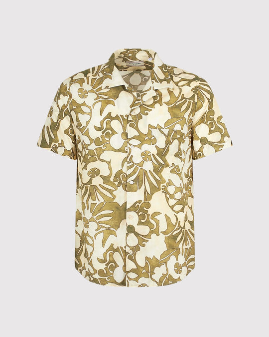 Kortærmet Skjorte Grøn