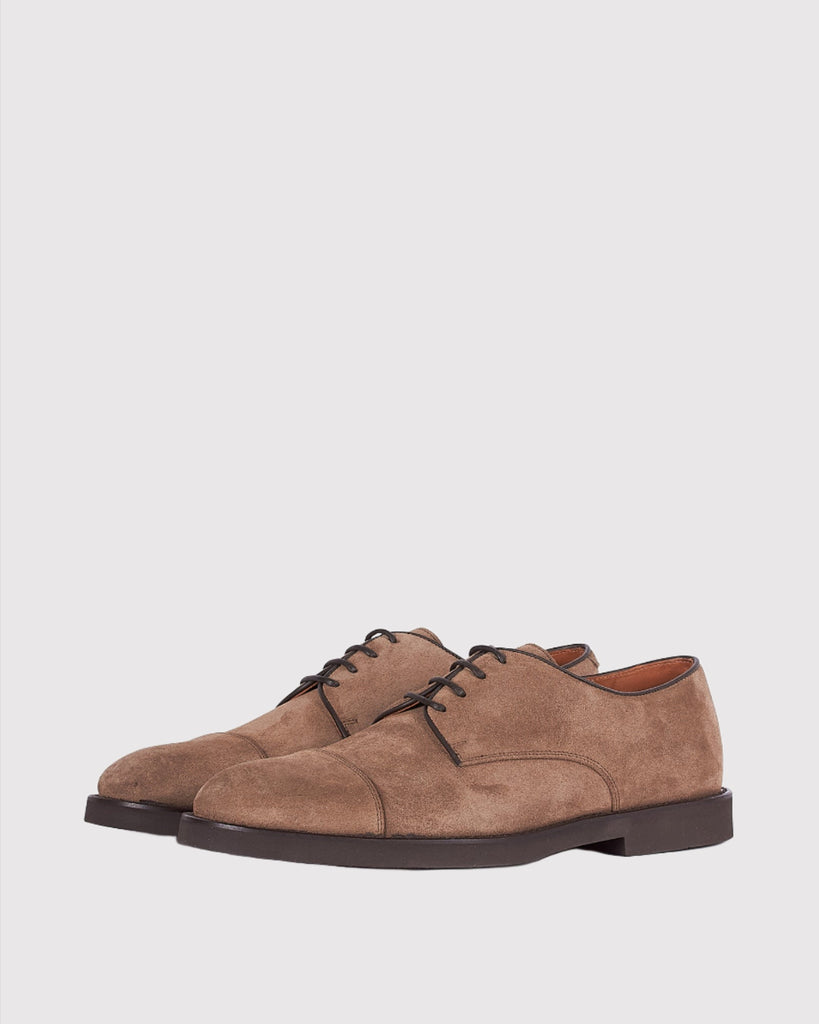 Derby Sko Suede Brun