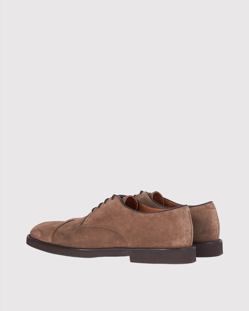 Derby Sko Suede Brun