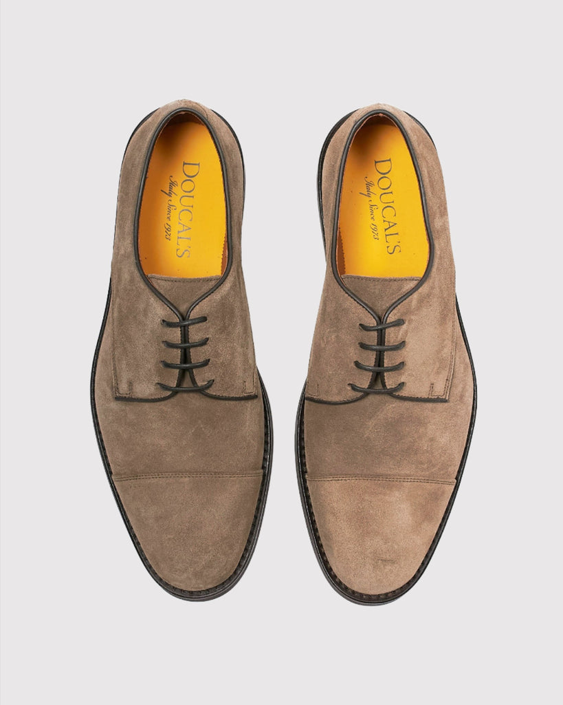 Derby Sko Suede Brun