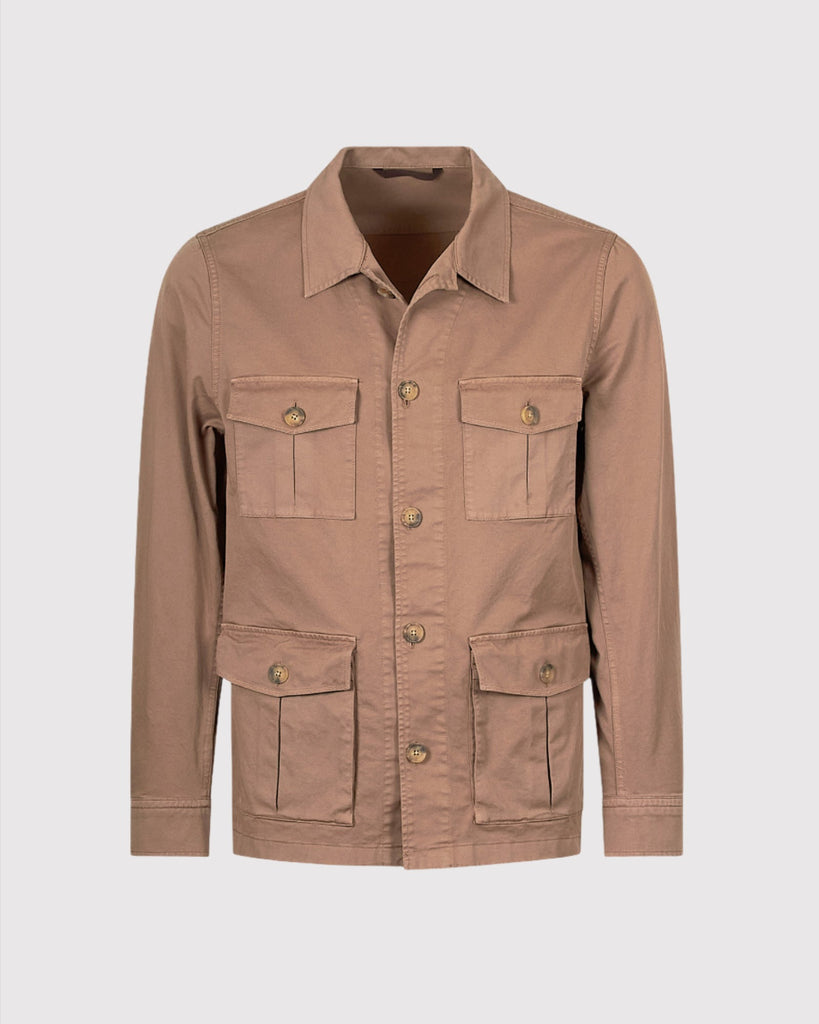 Safari Overshirt Brun