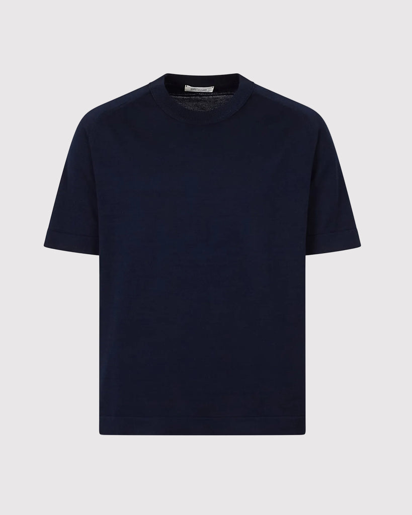 Strikket Tee Blå