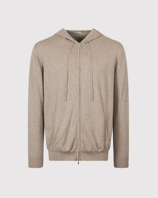 Hoodie Cardigan Sand