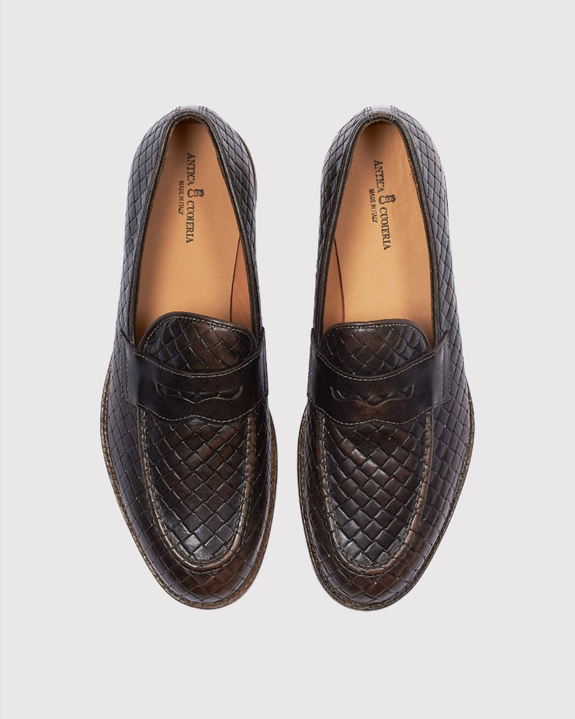 Panama Flettet Loafer Brun