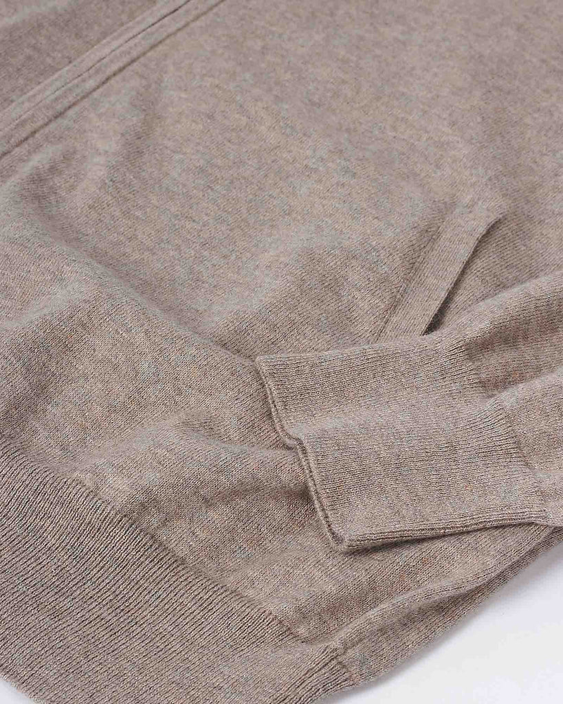 Hoodie Cardigan Sand