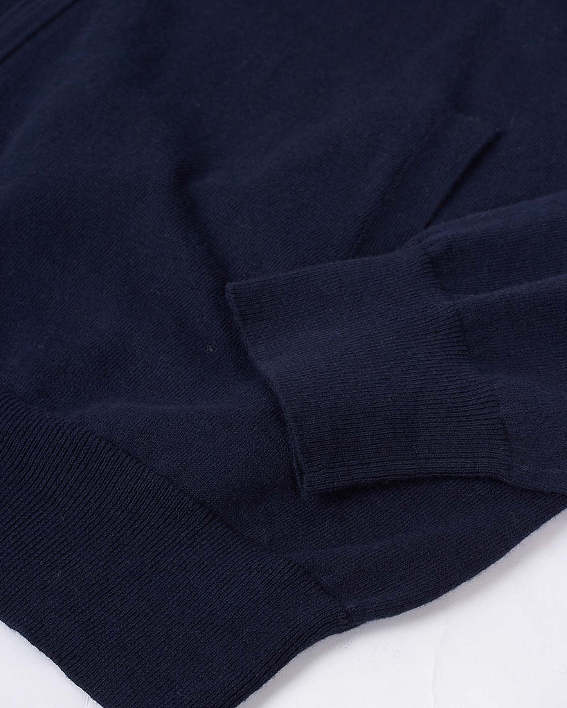 Hoodie Cardigan Blå